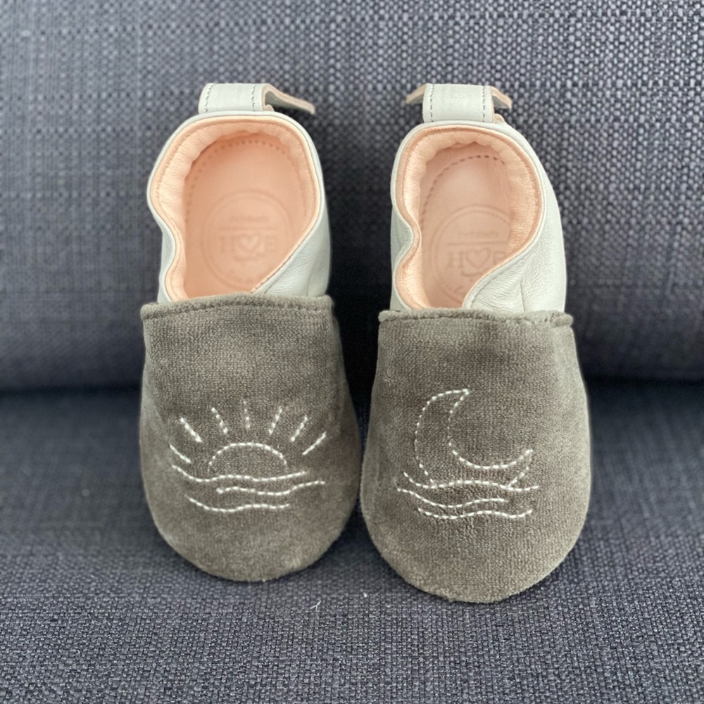 HOB brand genuine leather baby shoes
